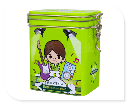 綠箭口香糖鐵罐子 綠箭口香糖鐵罐子正面圖
