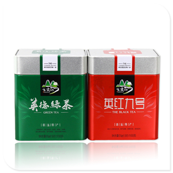 長(zhǎng)方形馬口鐵茶葉盒,高山茶葉鐵罐定做