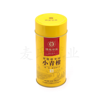 新會小青柑鐵罐,陳皮普洱茶包裝鐵罐,馬口鐵茶葉罐