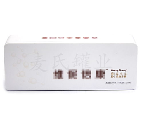 方形300g裝菊粉鐵盒子包裝 方形300g裝菊粉鐵盒子包裝