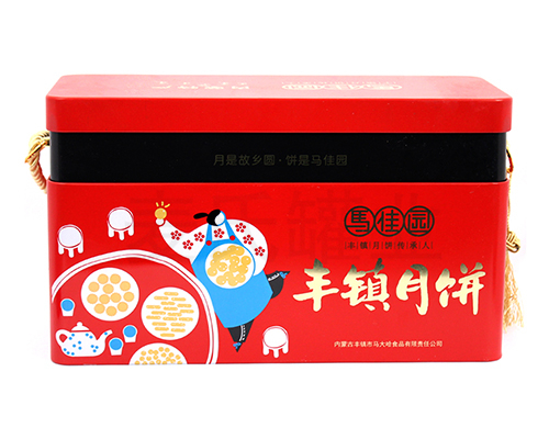 三層式年糕包裝鐵盒 三層式年糕包裝鐵盒