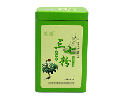 文山三七粉包裝鐵盒 文山三七粉包裝鐵盒