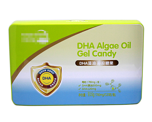多合DHA凝膠糖果鐵盒包裝 多合DHA凝膠糖果鐵盒包裝