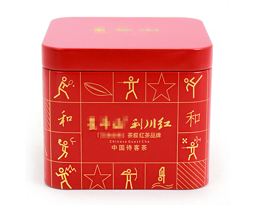 方形星斗山紅茶茶葉鐵盒包裝 方形星斗山紅茶茶葉鐵盒包裝