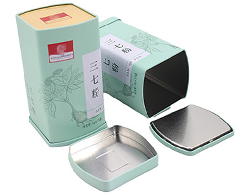 三七粉醫(yī)藥保健品包裝鐵盒 三七粉醫(yī)藥保健品包裝鐵盒